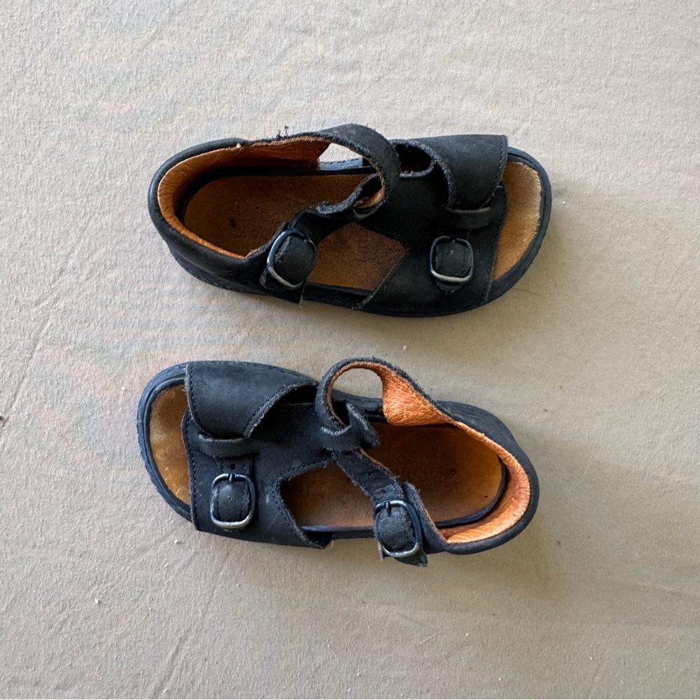 Kids Elefanten Leather Strap Sandals